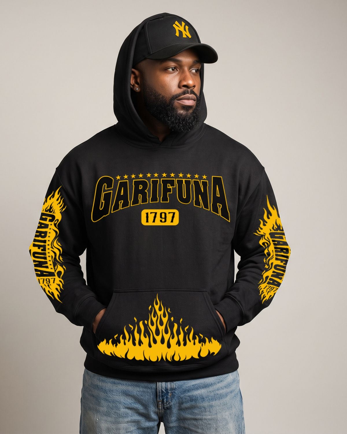 Garifuna 1797 Flame Hoodie