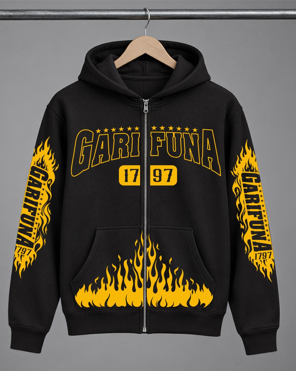 Garifuna 1797 Flame Hoodie
