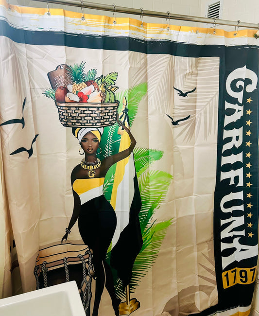 Garifuna Shower Curtain